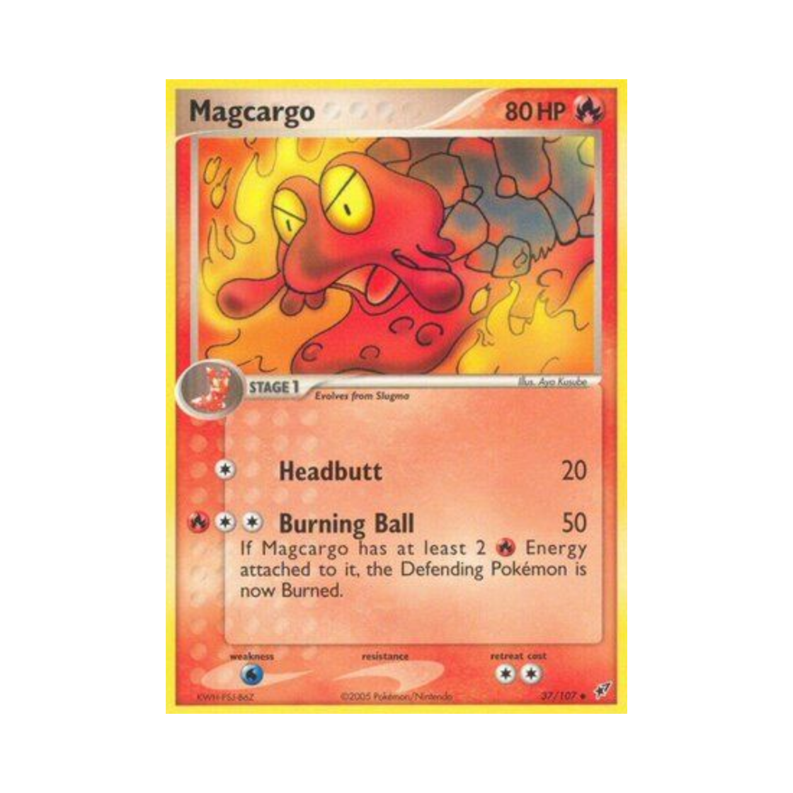 포켓몬 TCG 마그카르고 U EX 테오키스 (영문판)(Pokemon TCG Magcargo U EX Deoxys (English Ver.)) - 1