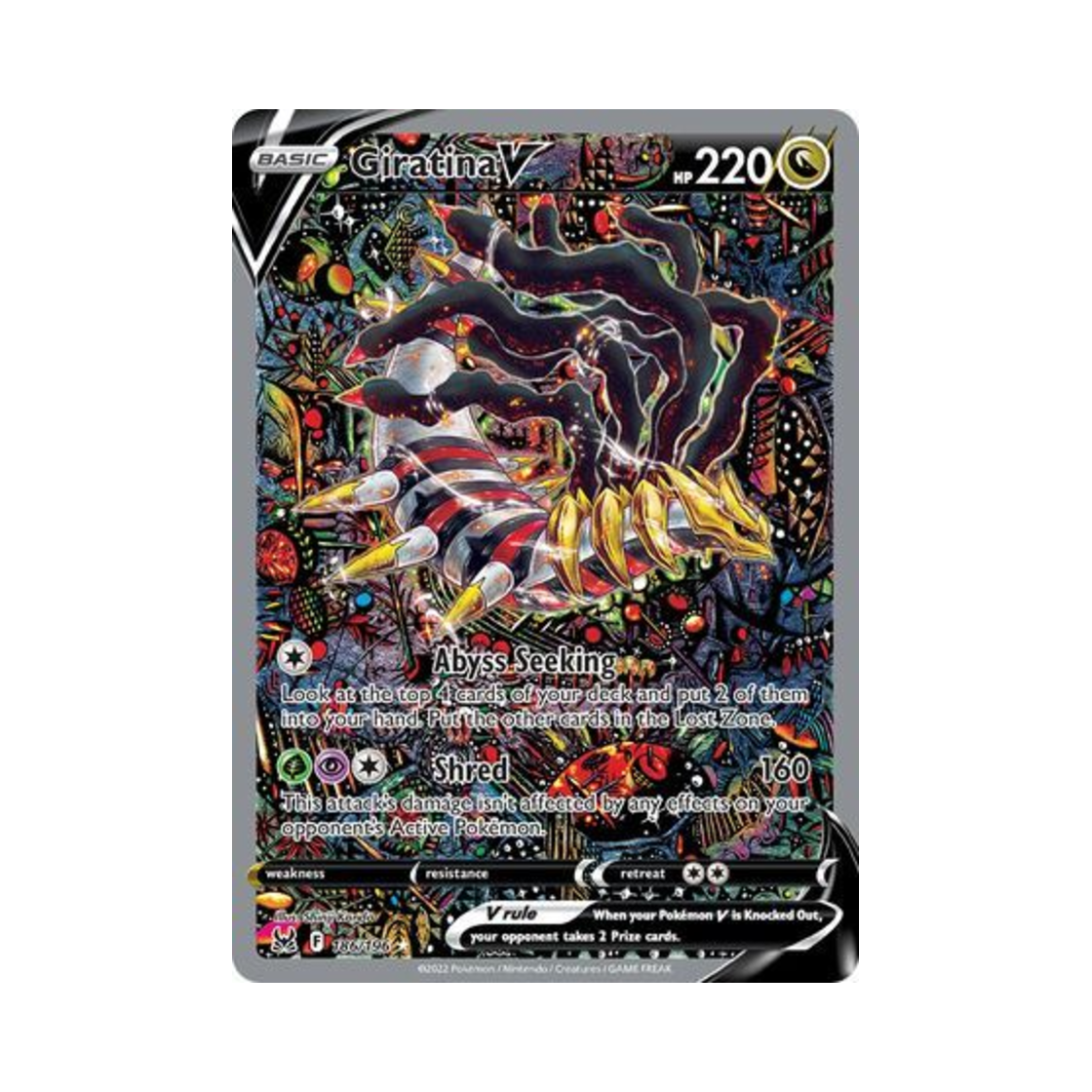 포켓몬 TCG 기라티나 V RU 로스트 오리진 (영문판)(Pokemon TCG Giratina V RU Lost Origin (English Ver.)) - 1