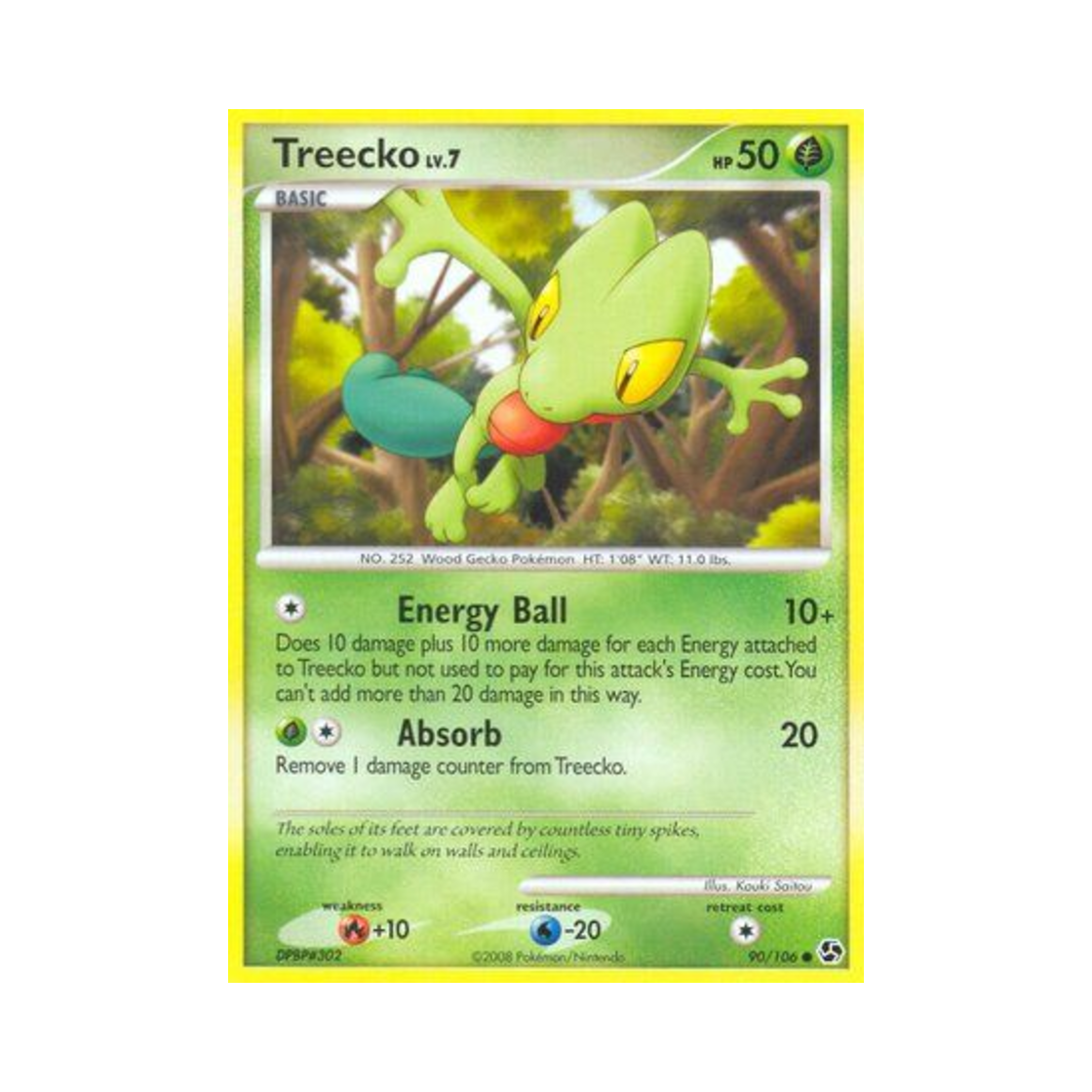 포켓몬 TCG 나무지기 C 그레이트 인카운터스 (영문판)(Pokemon TCG Treecko C Great Encounters (English Ver.)) - 1