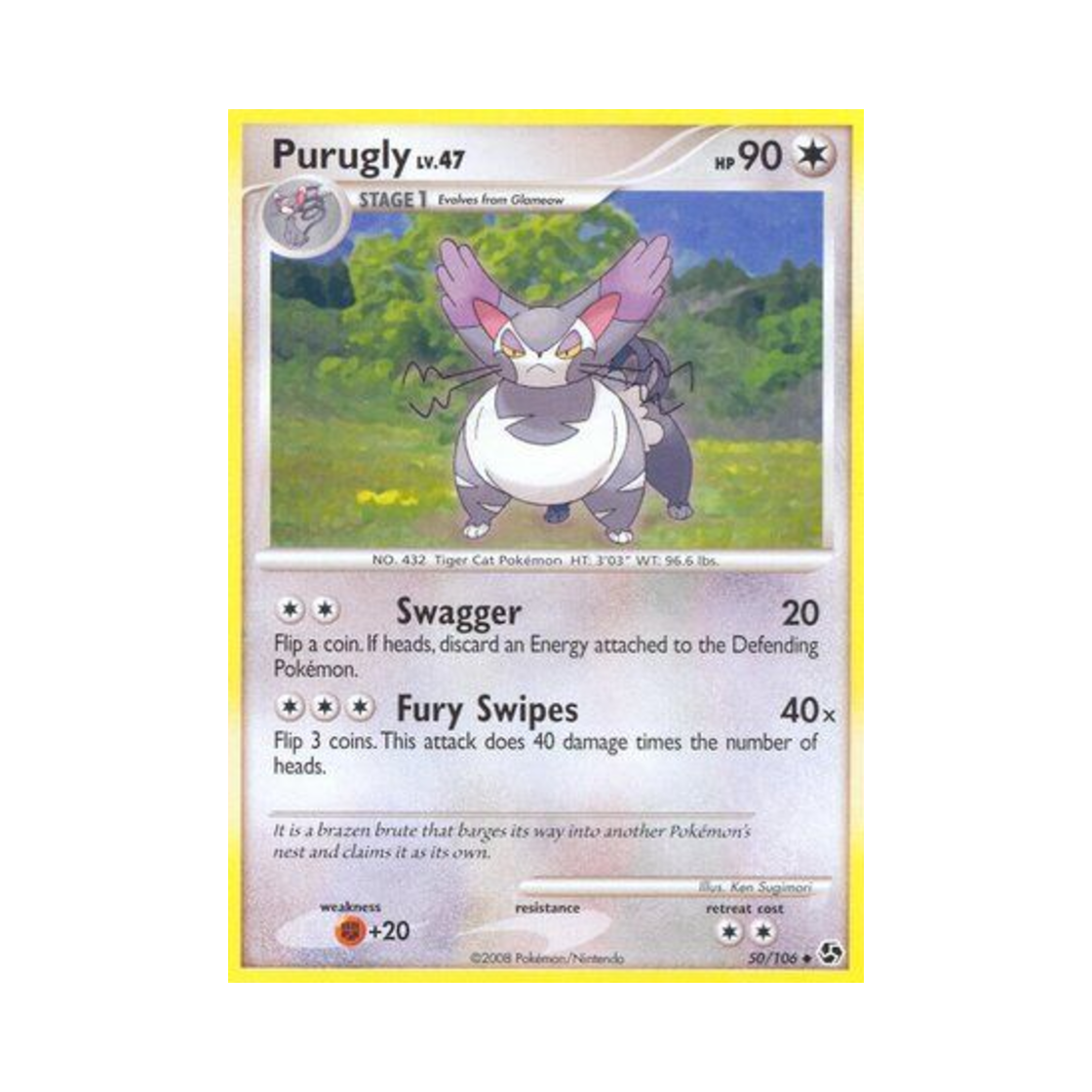 포켓몬 TCG 몬냥이 U 그레이트 인카운터스 (영문판)(Pokemon TCG Purugly U Great Encounters (English Ver.)) - 1