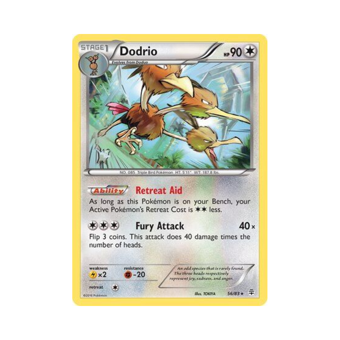 포켓몬 TCG 두트리오 R 제네레이션즈 (영문판)(Pokemon TCG Dodrio R Generations (English Ver.)) - 1