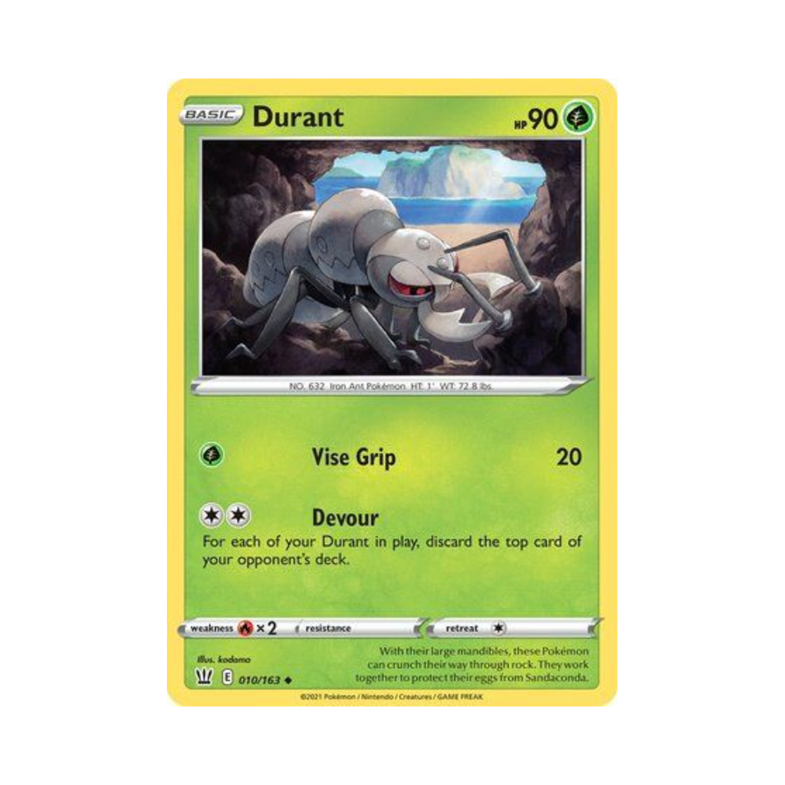 포켓몬 TCG 아이앤트 U 배틀 스타일즈 (영문판)(Pokemon TCG Durant U Battle Styles (English Ver.)) - 1