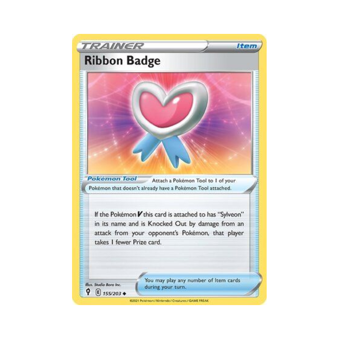 포켓몬 TCG 리본ㅂ배지 U 이볼빙 스카이즈 (영문판)(Pokemon TCG Ribbon Badge U Evolving Skies (English Ver.)) - 1