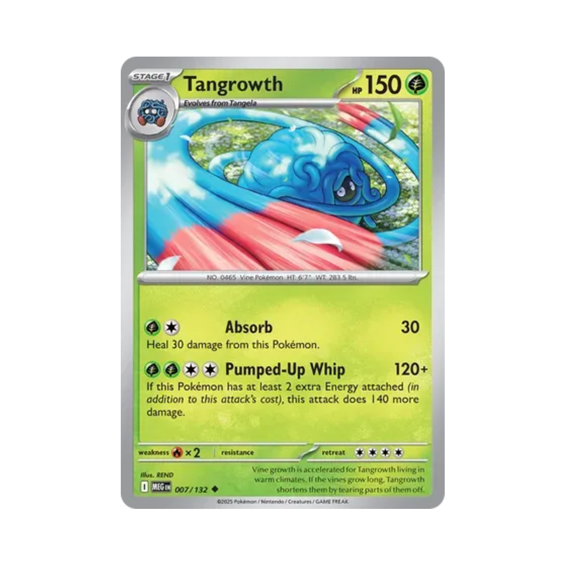 포켓몬 TCG 덩쿠림보 U 메가 에볼루션 (영문판)(Pokemon TCG Tangrowth U Mega Evolution (English Ver.)) - 1
