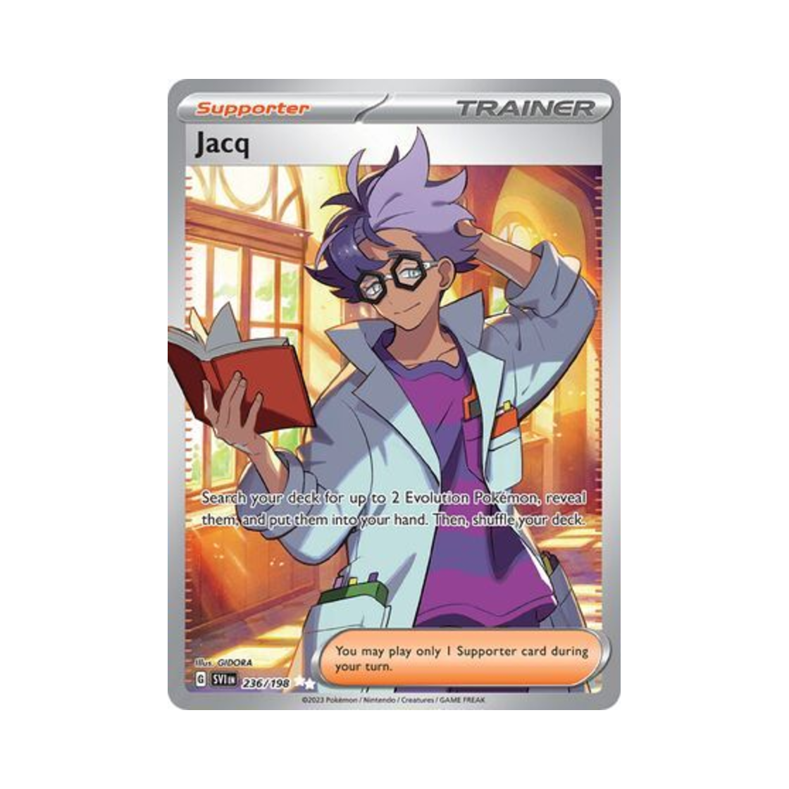 포켓몬 TCG 지니어 UR 스칼렛 & 바이올렛 (영문판)(Pokemon TCG Jacq UR Scarlet & Violet (English Ver.)) - 1