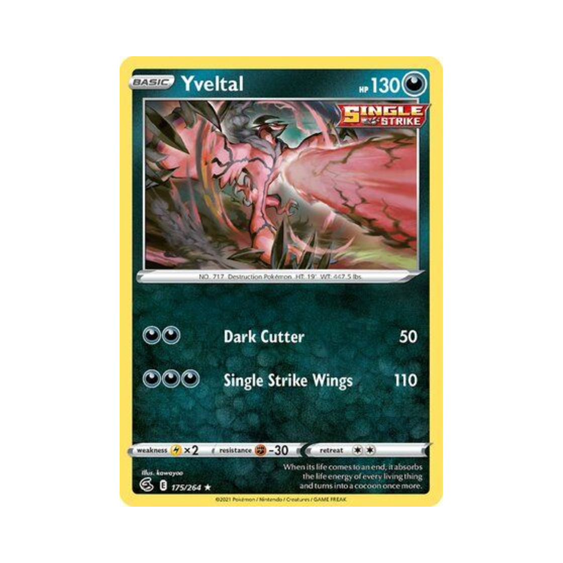 포켓몬 TCG 이벨타르 R 퓨전 스트라이크 (영문판)(Pokemon TCG Yveltal R Fusion Strike (English Ver.)) - 1