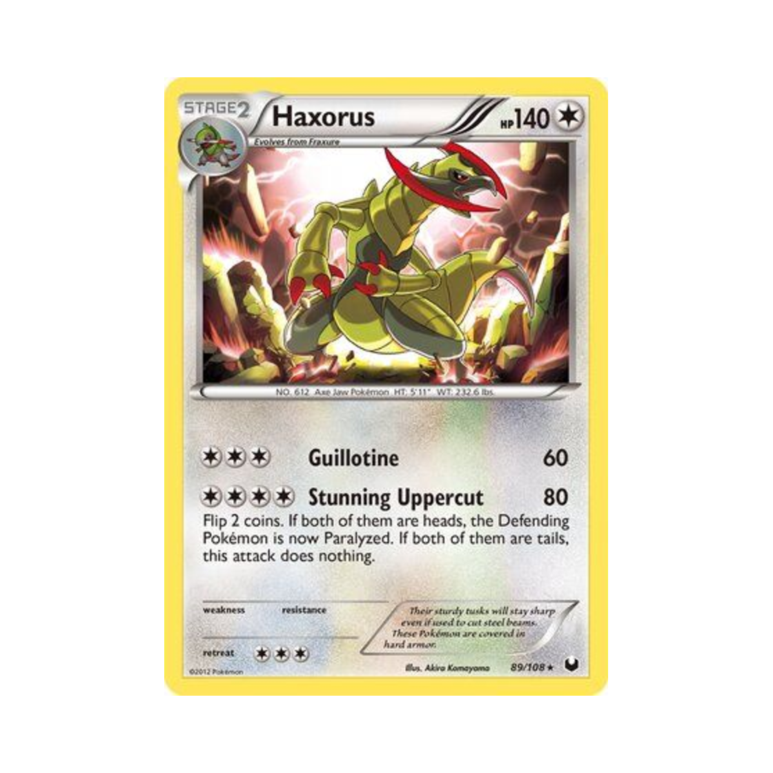 포켓몬 TCG 액스라이즈 RH 다크 익스플로러스 (영문판)(Pokemon TCG Haxorus RH Dark Explorers (English Ver.)) - 1