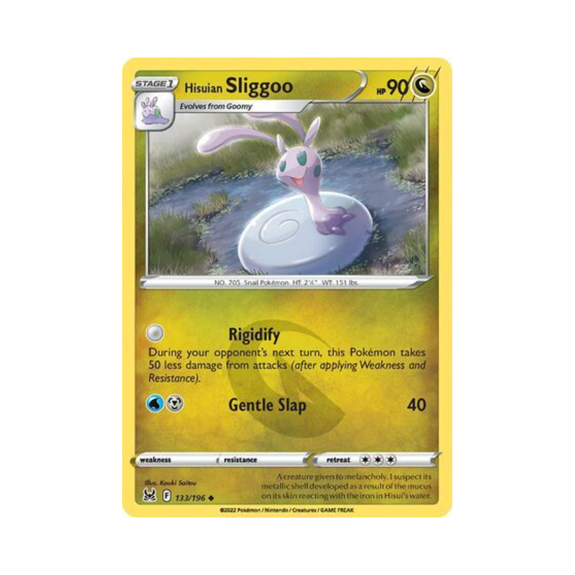 포켓몬 TCG 히스이 미끄네일 U 로스트 오리진 (영문판)(Pokemon TCG Hisuian Sliggoo U Lost Origin (English Ver.)) - 1