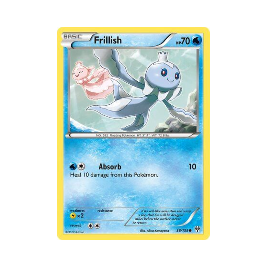 포켓몬 TCG 탱그릴 C 플라스마 스톰 (영문판)(Pokemon TCG Frillish C Plasma Storm (English Ver.)) - 1
