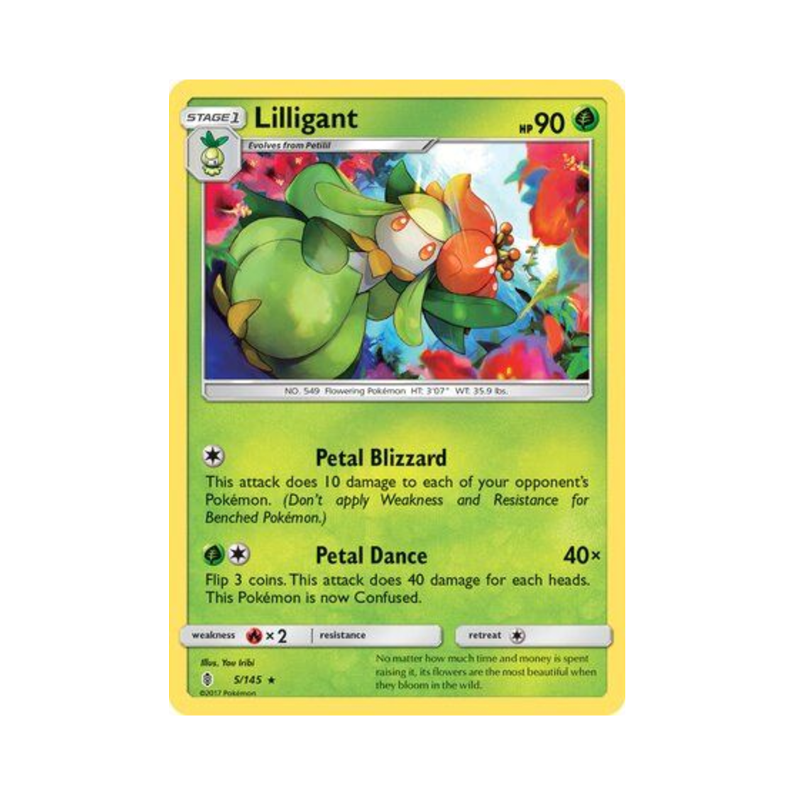 포켓몬 TCG 드레디어 R 가디언스 라이징 (영문판)(Pokemon TCG Lilligant R Guardians Rising (English Ver.)) - 1