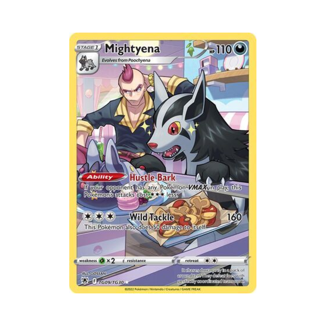 포켓몬 TCG 그라에나 RH 아스트랄 레디안스 (영문판)(Pokemon TCG Mightyena RH Astral Radiance (English Ver.)) - 1