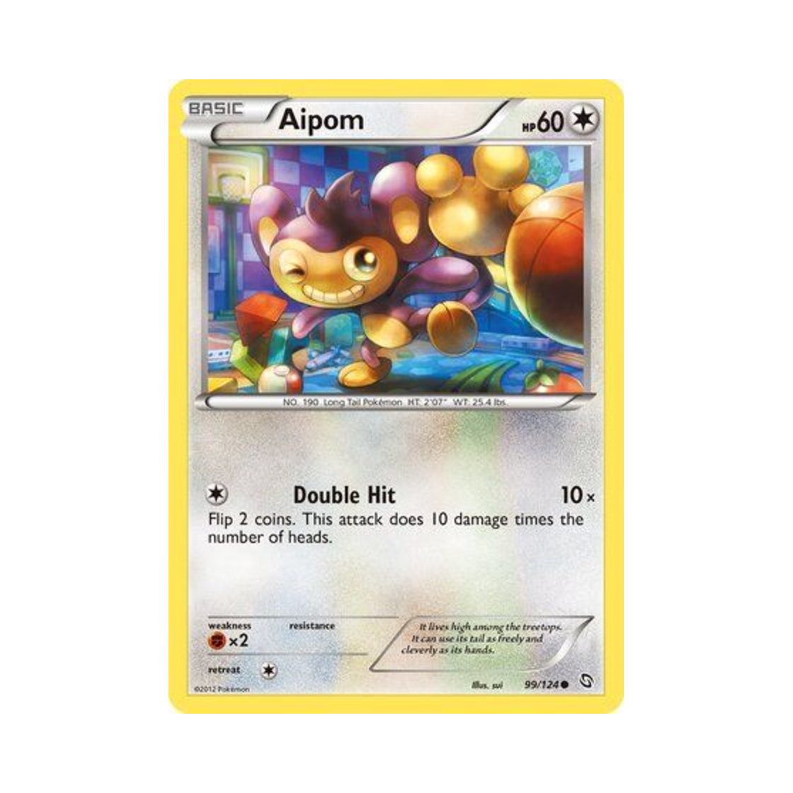 포켓몬 TCG 에이팜 C 드래곤즈 엑잘티드 (영문판)(Pokemon TCG Aipom C Dragons Exalted (English Ver.)) - 1