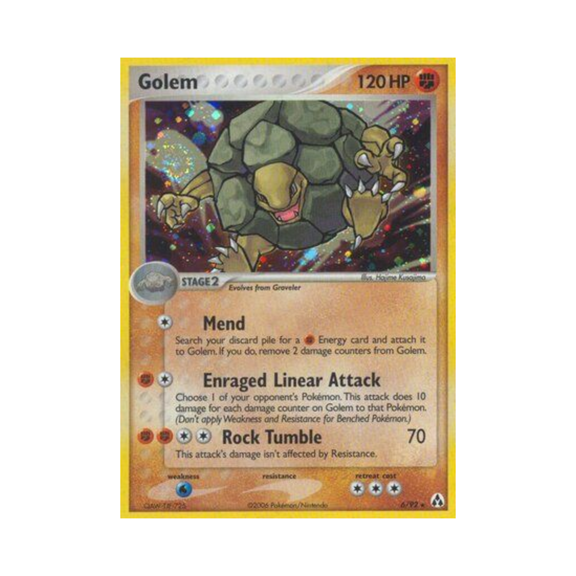 포켓몬 TCG 딱구리 RH EX 레전드 메이커 (영문판)(Pokemon TCG Golem RH EX Legend Maker (English Ver.)) - 1