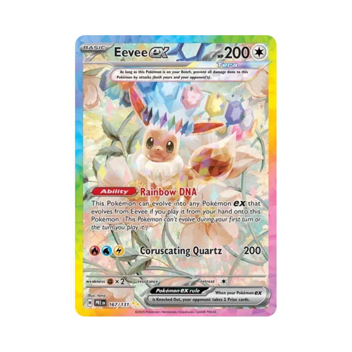 포켓몬 TCG 이브이 ex SIR 프리즈매틱 에볼루션즈 (영문판)(Pokemon TCG Eevee ex SIR Prismatic Evolutions (English Ver.)) - 1