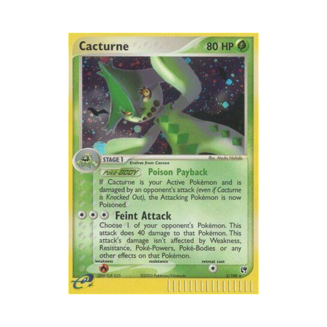 포켓몬 TCG 밤선인 RH EX 샌드스톰 (영문판)(Pokemon TCG Cacturne RH EX Sandstorm (English Ver.)) - 1