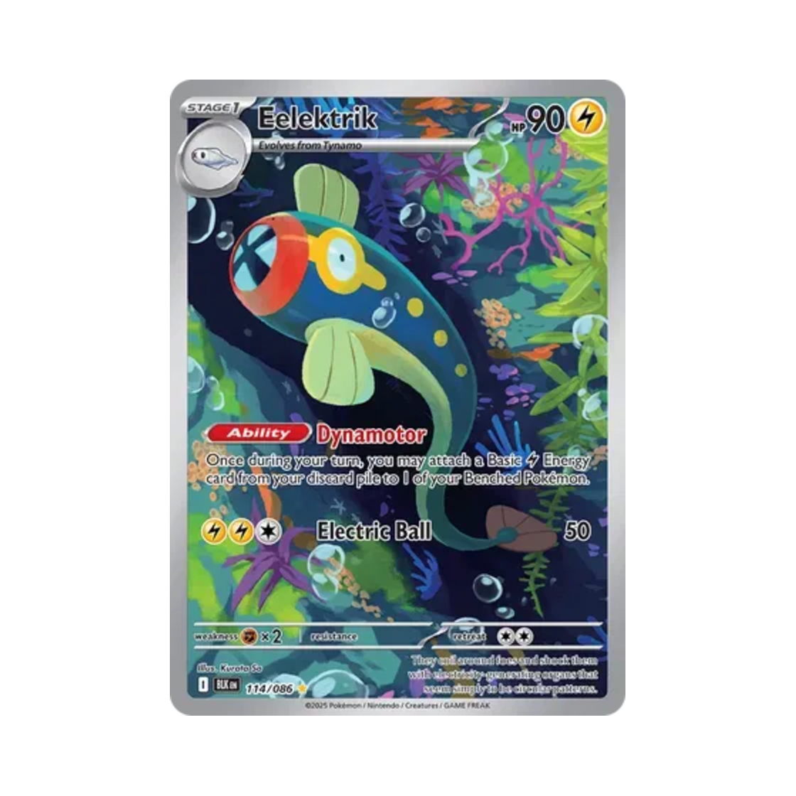 포켓몬 TCG 저리릴 IR 블랙볼트 (영문판)(Pokemon TCG Eelektrik IR Black Bolt (English Ver.)) - 1