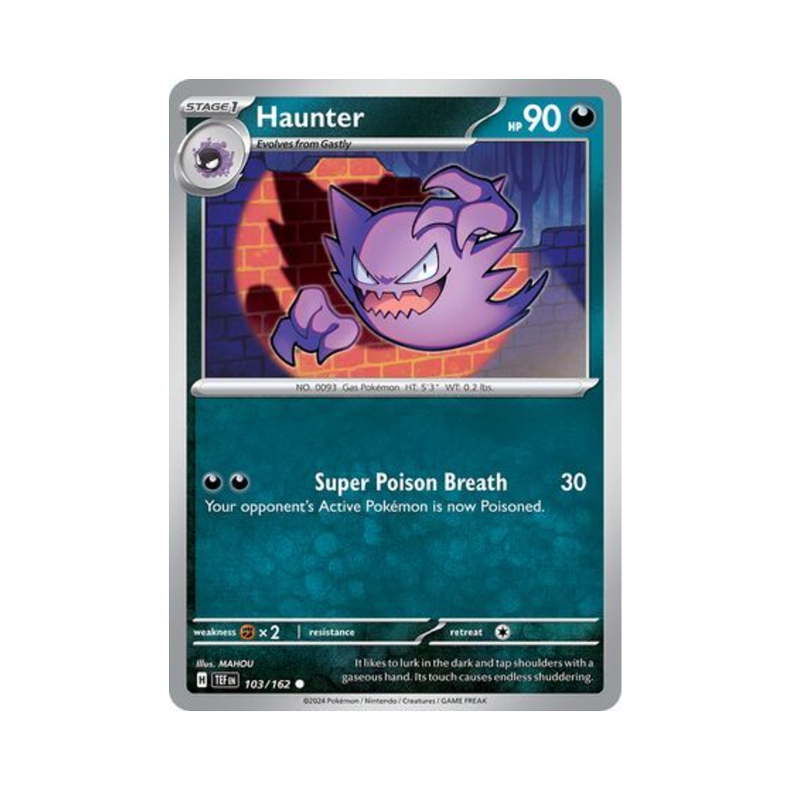포켓몬 TCG 고우스트 C 템포럴 포시스 (영문판)(Pokemon TCG Haunter C Temporal Forces (English Ver.)) - 1
