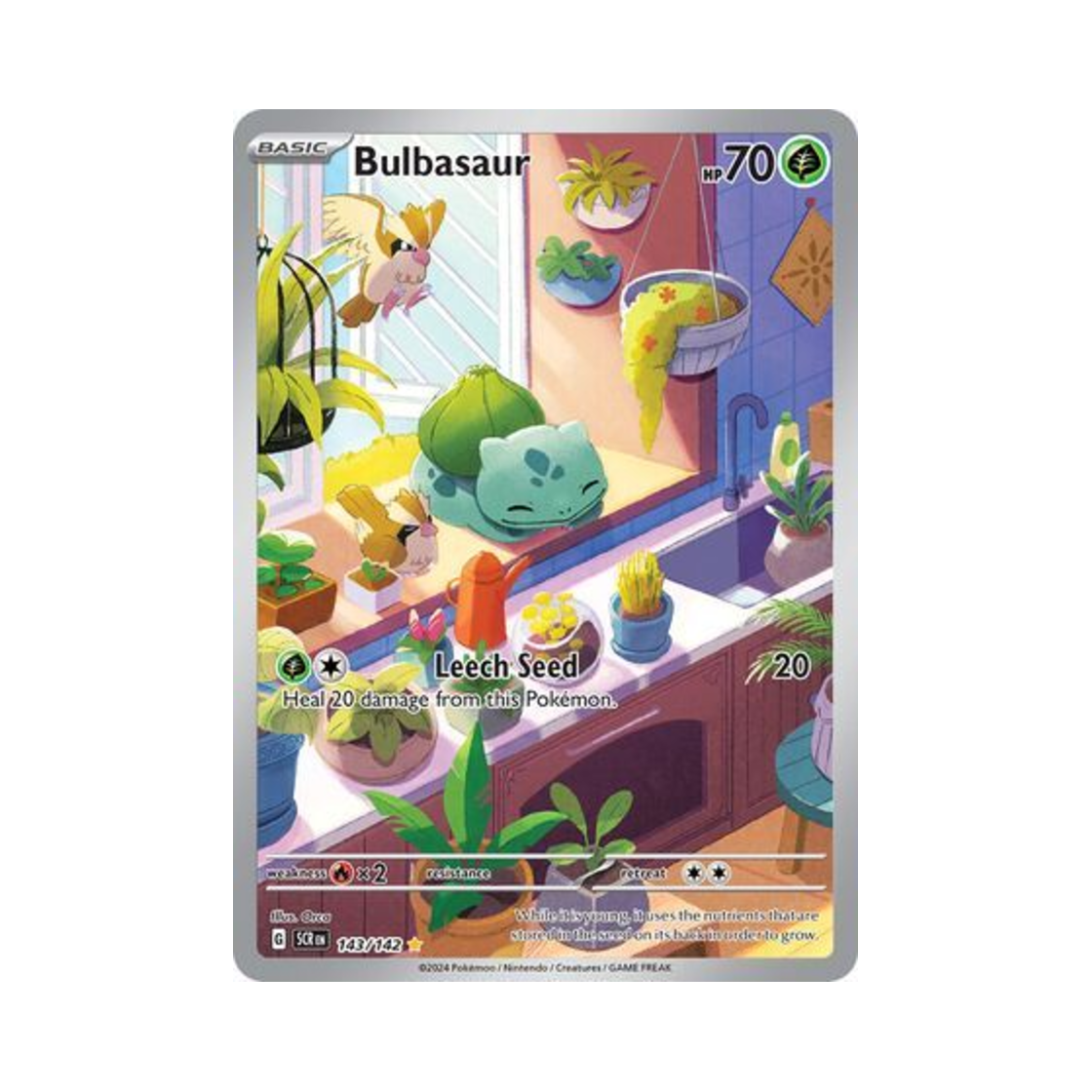 포켓몬 TCG 이상해씨 IR 스텔라 크라운 (영문판)(Pokemon TCG Bulbasaur IR Stellar Crown (English Ver.)) - 1