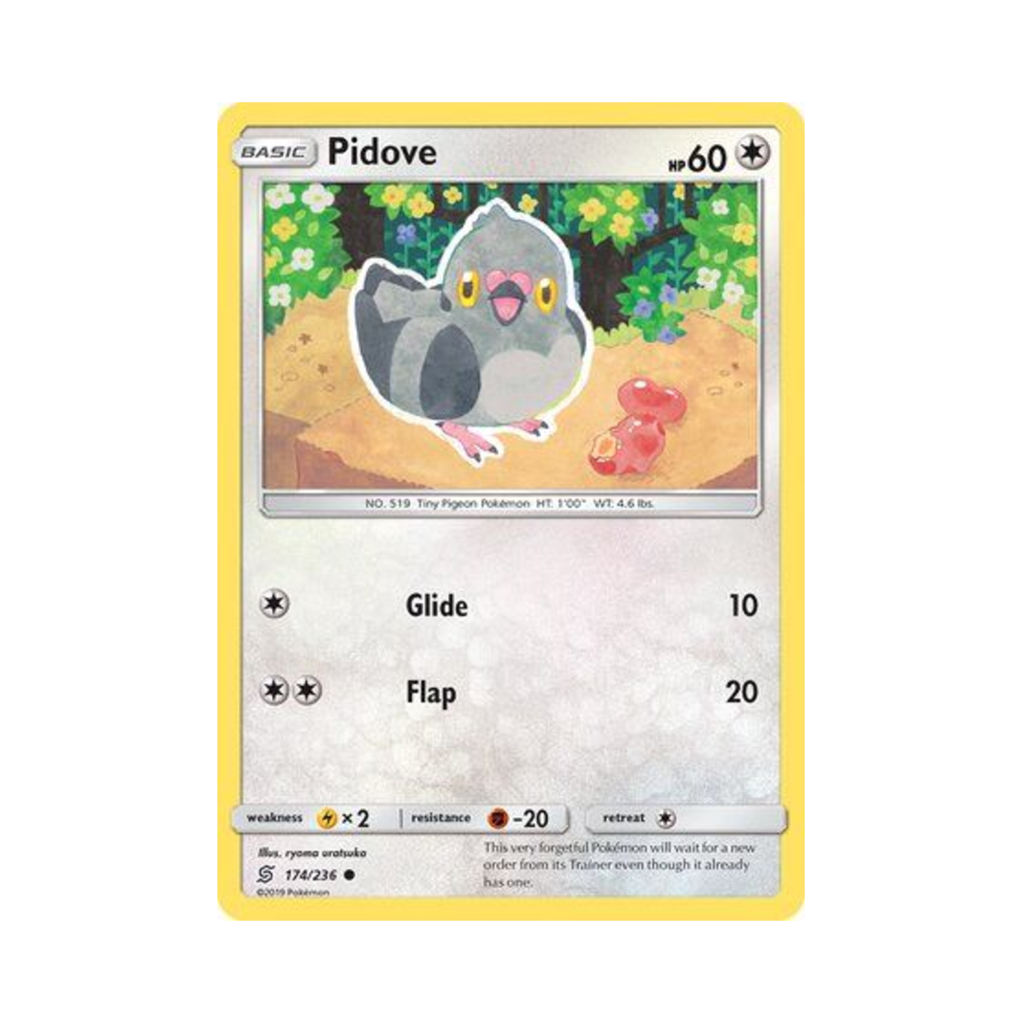 포켓몬 TCG 콩둘기 C 유니파이드 마인즈 (영문판)(Pokemon TCG Pidove C Unified Minds (English Ver.)) - 1