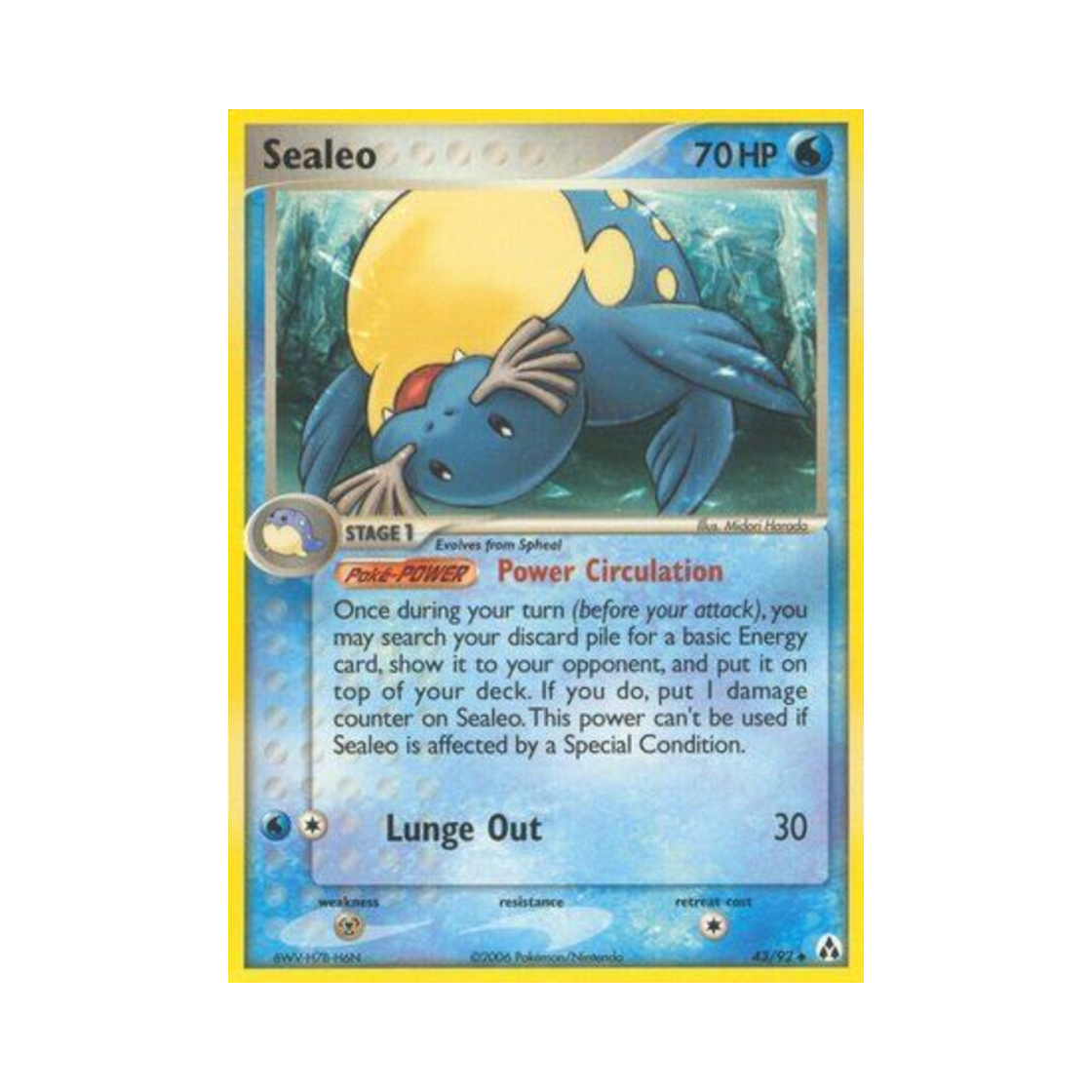 포켓몬 TCG 씨레오 U EX 레전드 메이커 (영문판)(Pokemon TCG Sealeo U EX Legend Maker (English Ver.)) - 1