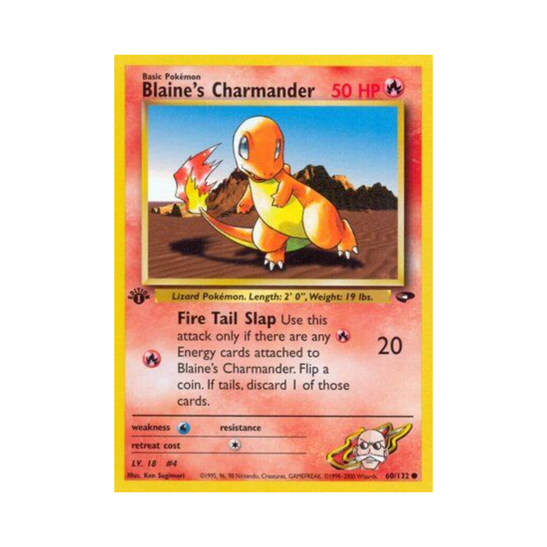 포켓몬 TCG 강연의 파이리 C 짐 첼린지 (영문판)(Pokemon TCG Blaine's Charmander C Gym Challenge (English Ver.)) - 1