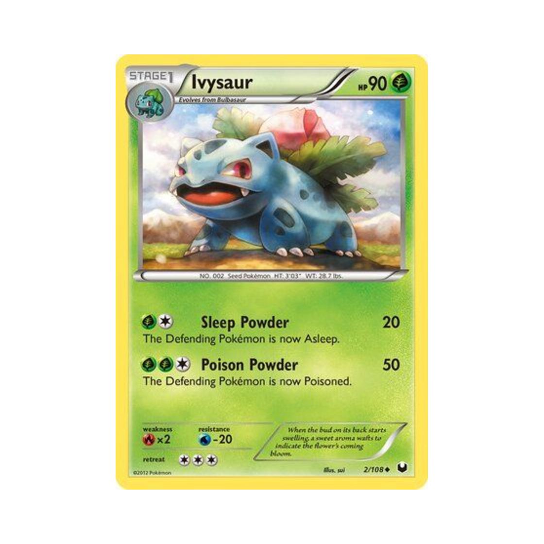 포켓몬 TCG 이상해풀 U 다크 익스플로러스 (영문판)(Pokemon TCG Ivysaur U Dark Explorers (English Ver.)) - 1