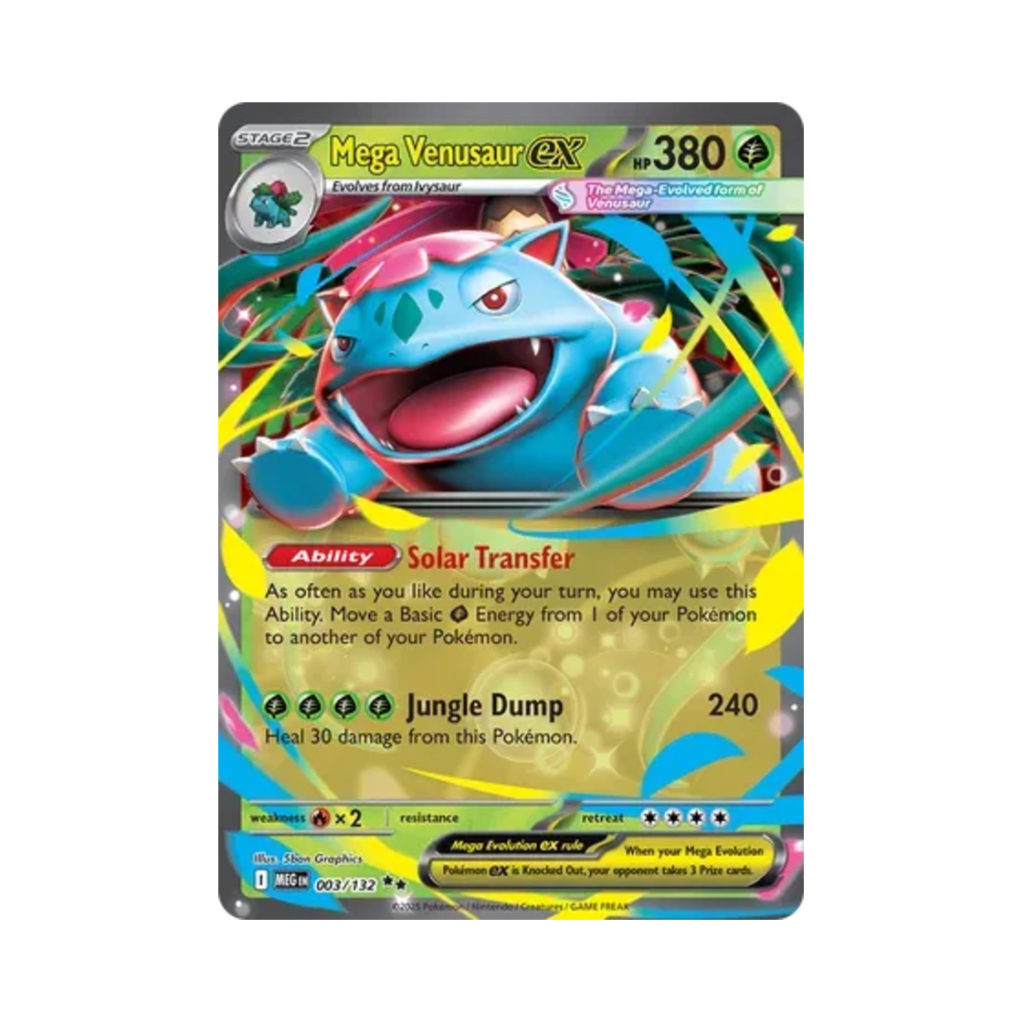 포켓몬 TCG 메가 이상해꽃 ex DR 메가 에볼루션 (영문판)(Pokemon TCG Mega Venusaur ex DR Mega Evolution (English Ver.)) - 1
