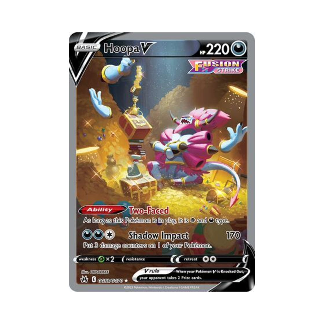 포켓몬 TCG 후파 V R 크라운 제니스 (영문판)(Pokemon TCG Hoopa V R Crown Zenith (English Ver.)) - 1