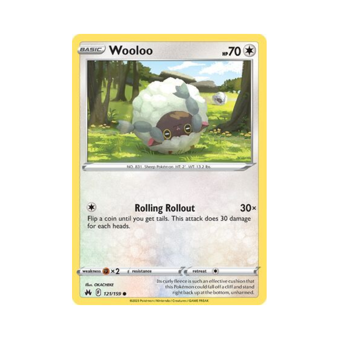 포켓몬 TCG 우르 C 크라운 제니스 (영문판)(Pokemon TCG Wooloo C Crown Zenith (English Ver.)) - 1
