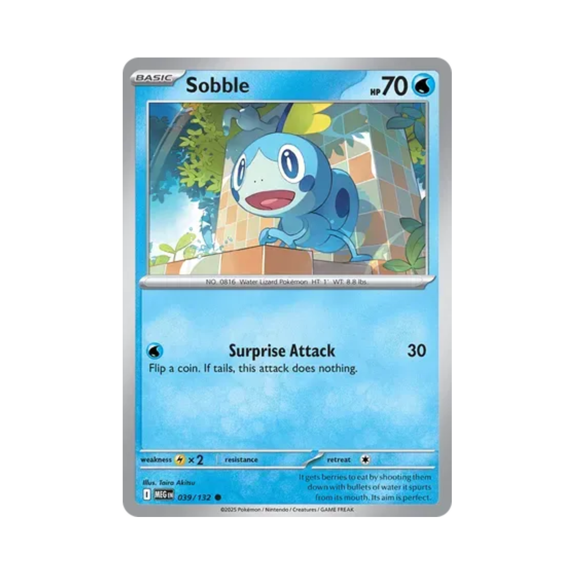 포켓몬 TCG 울머기 C 메가 에볼루션 (영문판)(Pokemon TCG Sobble C Mega Evolution (English Ver.))