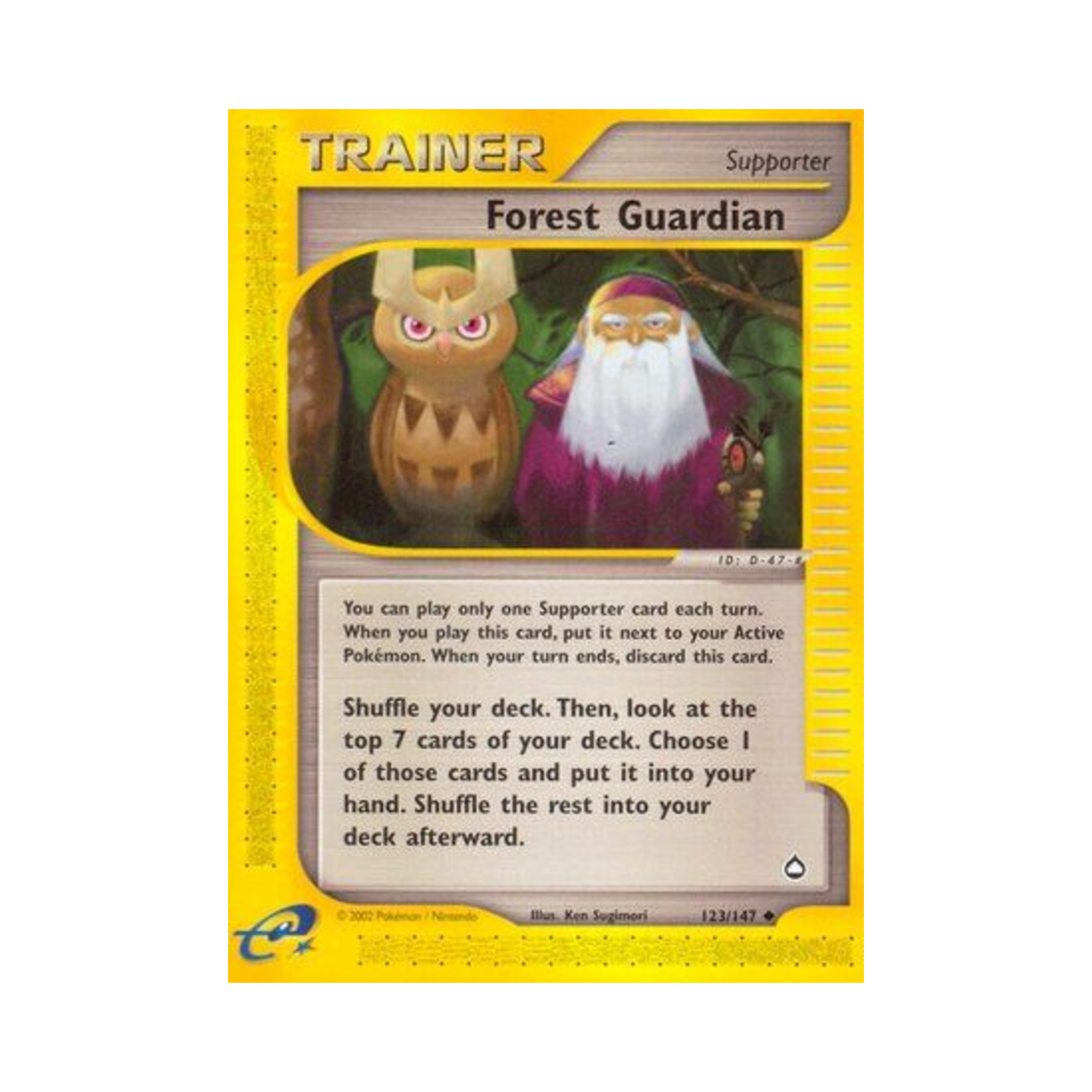 포켓몬 TCG 포레스트 가디언 U 아쿠아폴리스 (영문판)(Pokemon TCG Forest Guardian U Aquapolis (English Ver.)) - 1