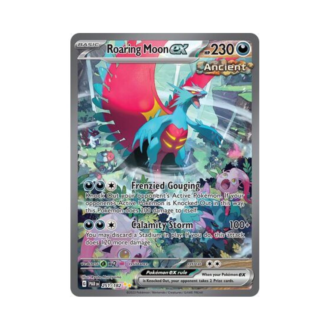 포켓몬 TCG 고동치는달 ex SIR 파라독스 리프트 (영문판)(Pokemon TCG Roaring Moon ex SIR Paradox Rift (English Ver.)) - 1
