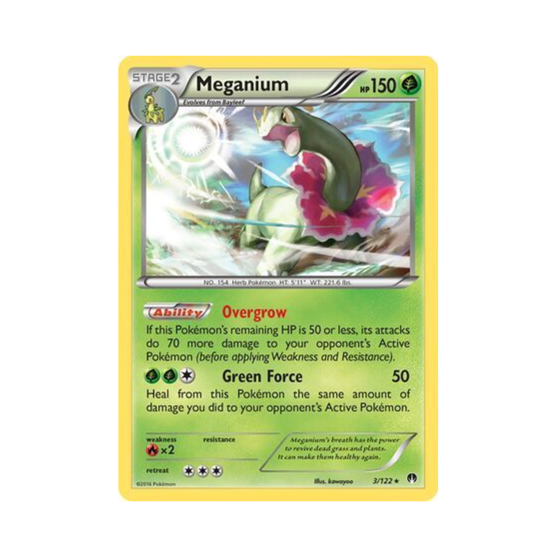 포켓몬 TCG 메가니움 RH 브레이크포인트 (영문판)(Pokemon TCG Meganium RH BREAKpoint (English Ver.)) - 1