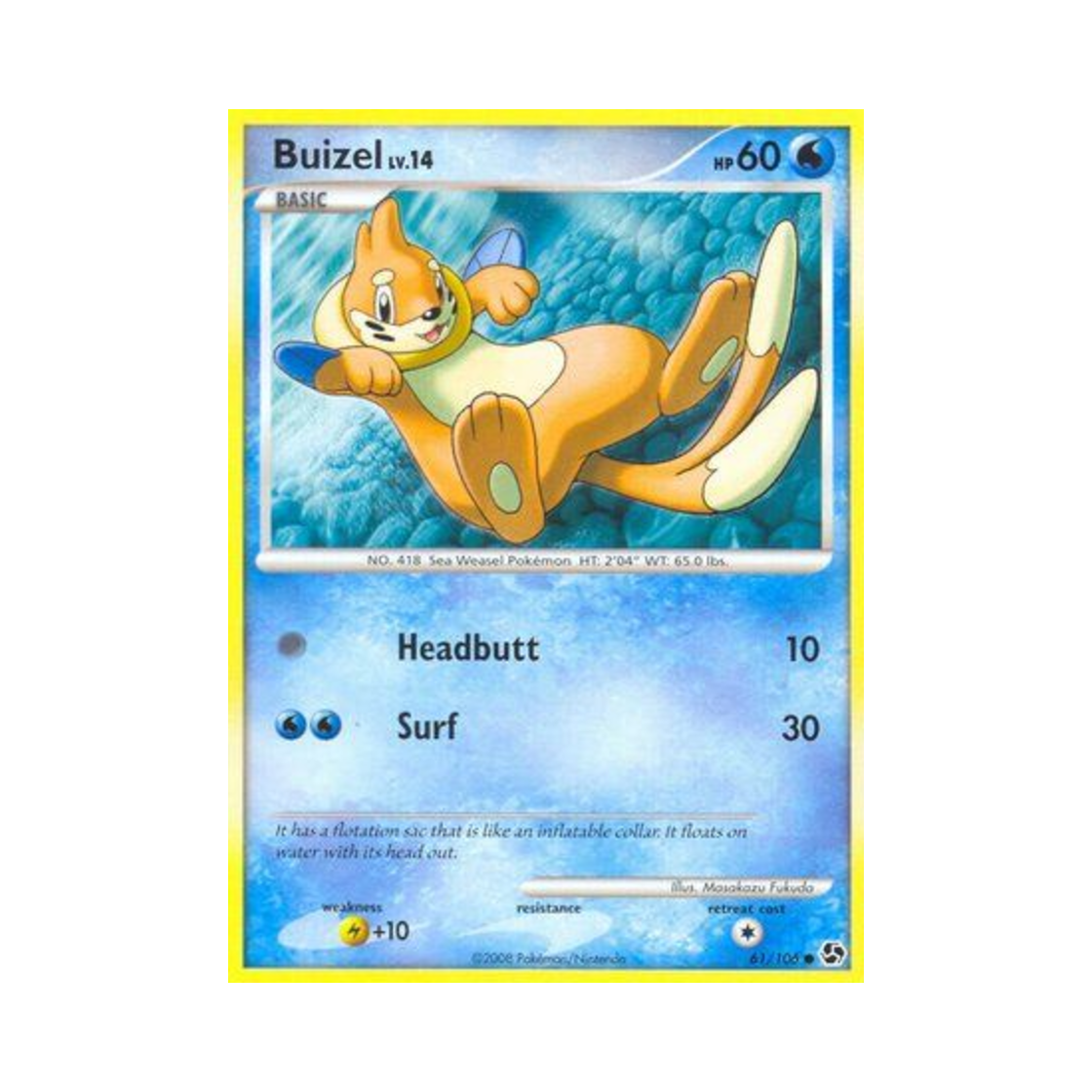 포켓몬 TCG 브이젤 C 그레이트 인카운터스 (영문판)(Pokemon TCG Buizel C Great Encounters (English Ver.)) - 1