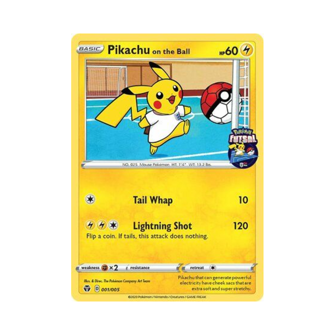 포켓몬 TCG 피카츄 온 더 볼 포켓몬 풋살 (영문판)(Pokemon TCG Pikachu on the Ball Pokemon Futsal (English Ver.))