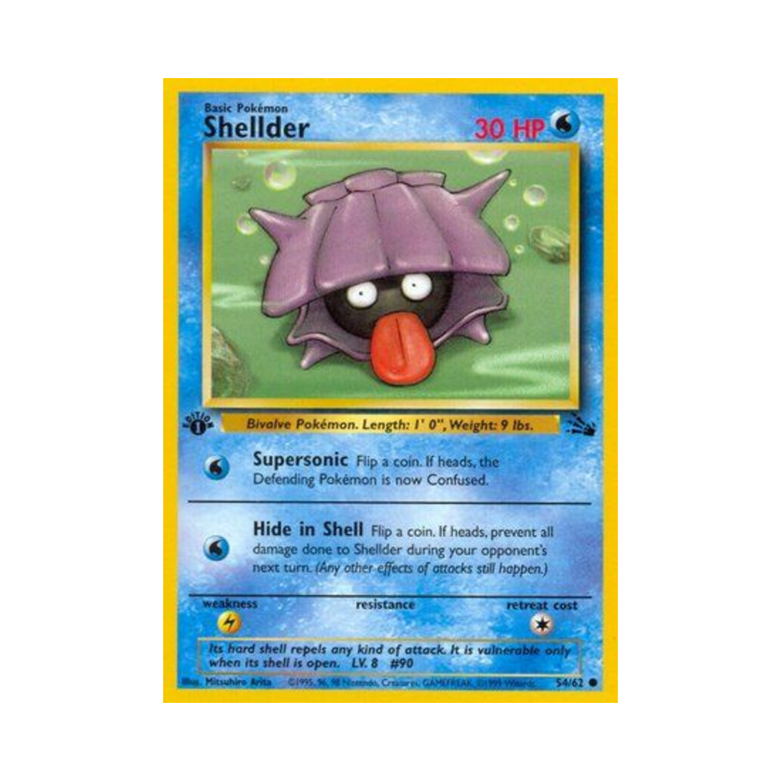포켓몬 TCG 셀러 C 포실 (영문판)(Pokemon TCG Shellder C Fossil (English Ver.))