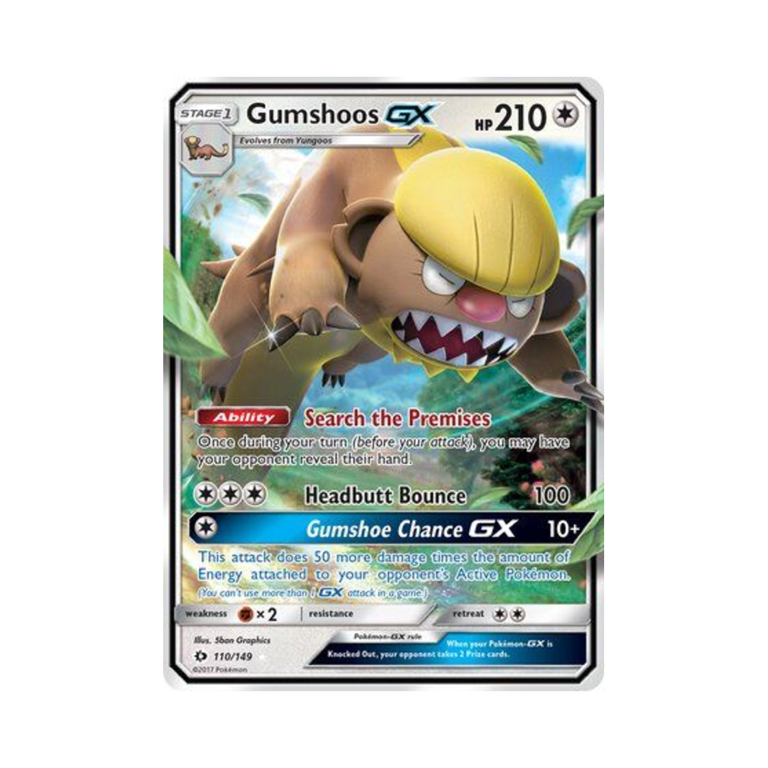 포켓몬 TCG 형사구스 GX RHG 썬 & 문 (영문판)(Pokemon TCG Gumshoos GX RHG Sun & Moon (English Ver.)) - 1