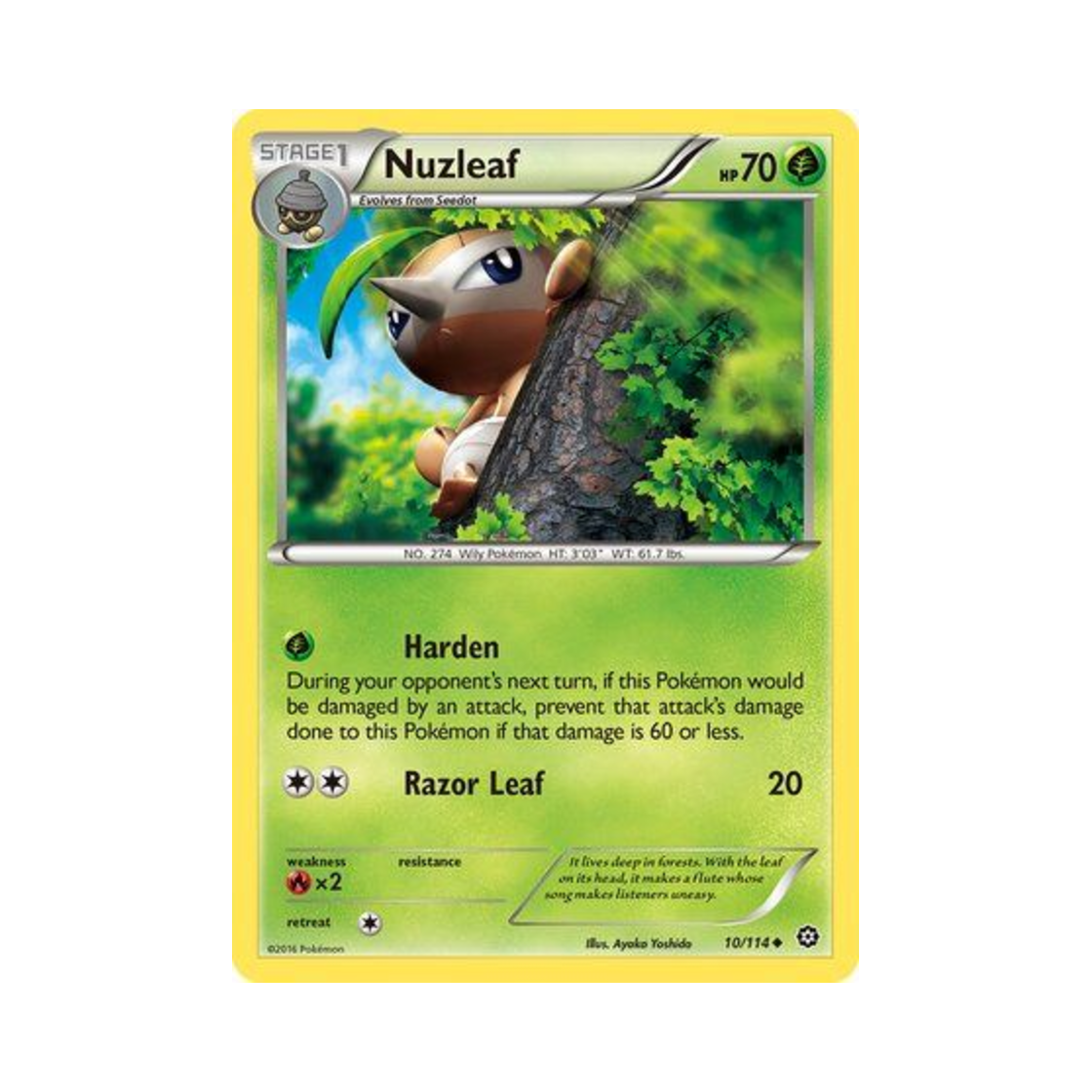 포켓몬 TCG 잎새코 U 스팀 시즈 (영문판)(Pokemon TCG Nuzleaf U Steam Siege (English Ver.)) - 1