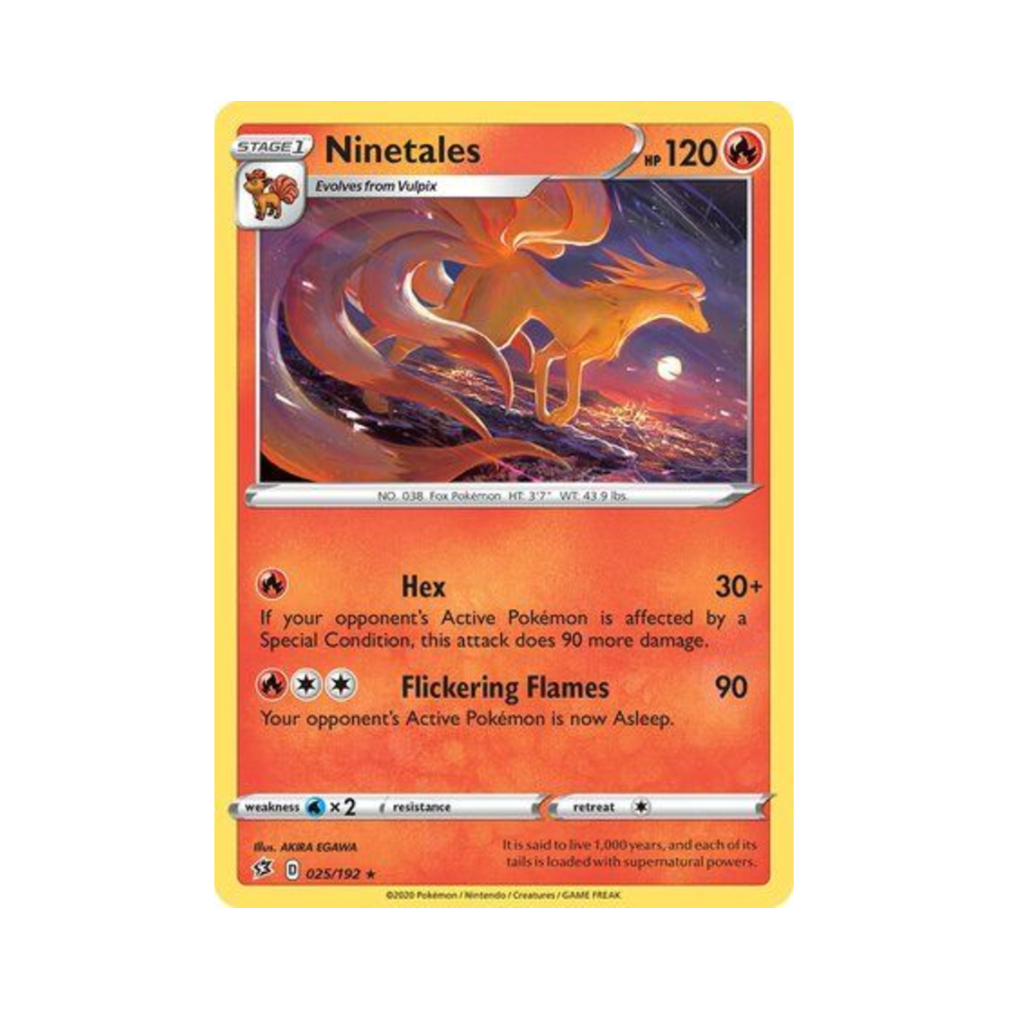 포켓몬 TCG 나인테일 R 레벌 크래시 (영문판)(Pokemon TCG Ninetales R Rebel Clash (English Ver.)) - 1