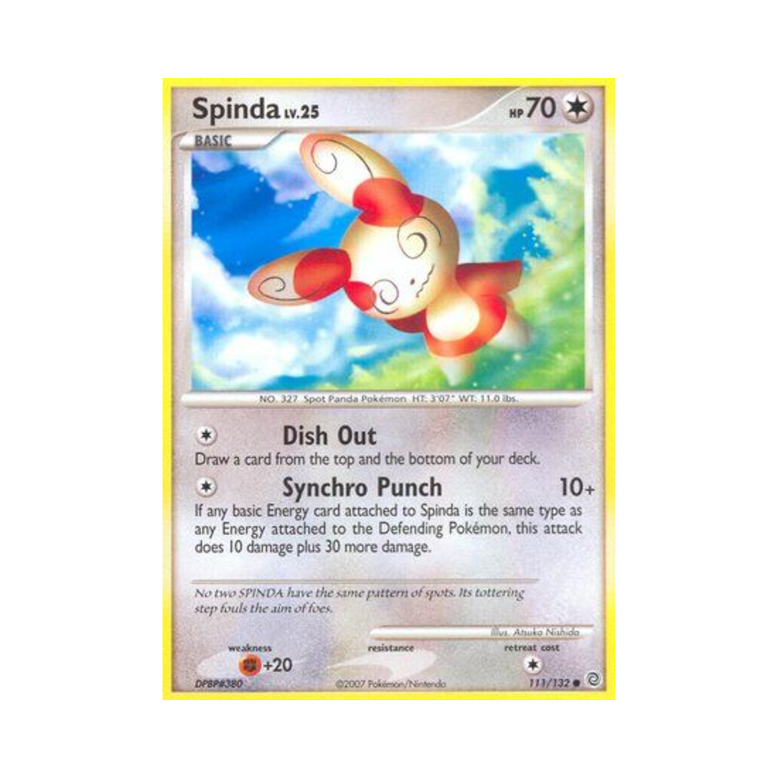 포켓몬 TCG 얼루기 C 시크릿 원더스 (영문판)(Pokemon TCG Spinda C Secret Wonders (English Ver.)) - 1
