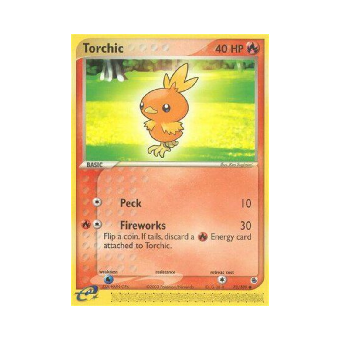 포켓몬 TCG 아차모 C EX 루비 & 사파이어 (영문판)(Pokemon TCG Torchic C EX Ruby & Sapphire (English Ver.)) - 1