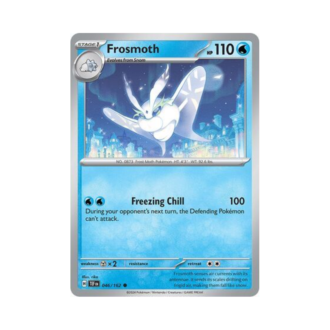 포켓몬 TCG 모스노우 C 템포럴 포시스 (영문판)(Pokemon TCG Frosmoth C Temporal Forces (English Ver.))
