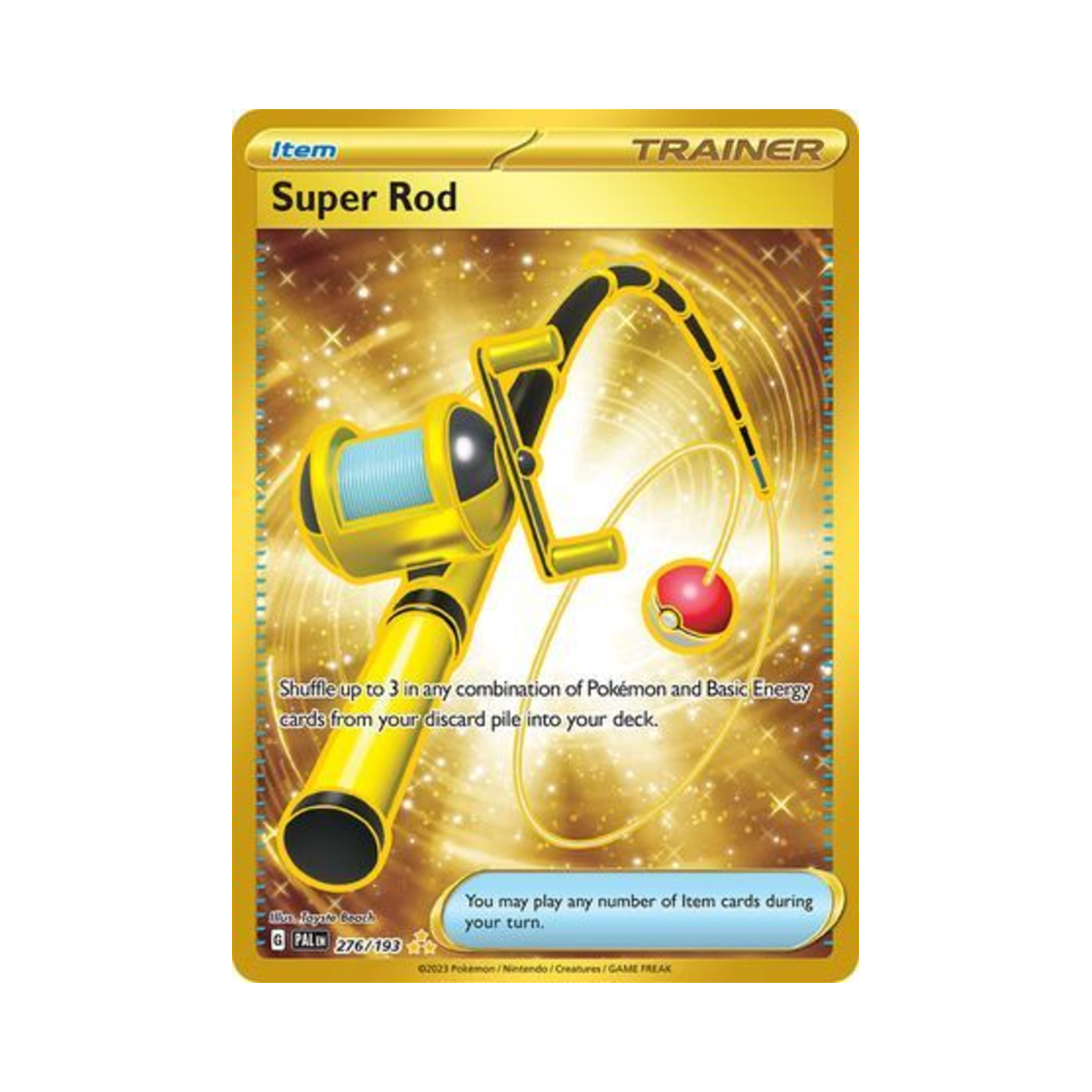 포켓몬 TCG 대단한낚싯대 HR 팔데아 이볼브드 (영문판)(Pokemon TCG Super Rod HR Paldea Evolved (English Ver.))