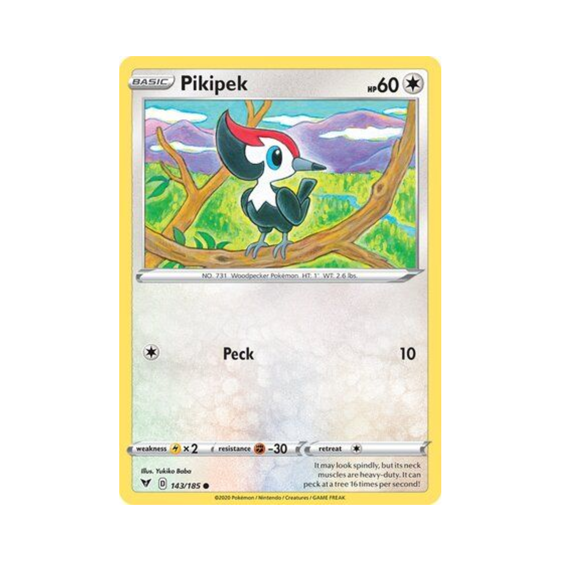 포켓몬 TCG 콕코구리 C 비비드 볼티지 (영문판)(Pokemon TCG Pikipek C Vivid Voltage (English Ver.)) - 1
