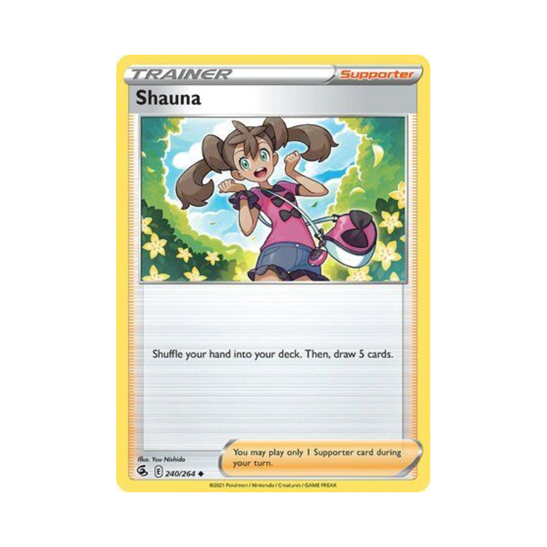포켓몬 TCG 사나 U 퓨전 스트라이크 (영문판)(Pokemon TCG Shauna U Fusion Strike (English Ver.))