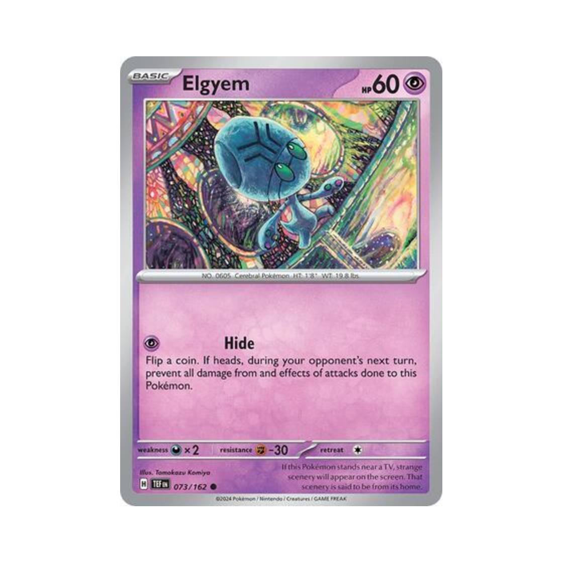 포켓몬 TCG 리그레 C 템포럴 포시스 (영문판)(Pokemon TCG Elgyem C Temporal Forces (English Ver.)) - 1