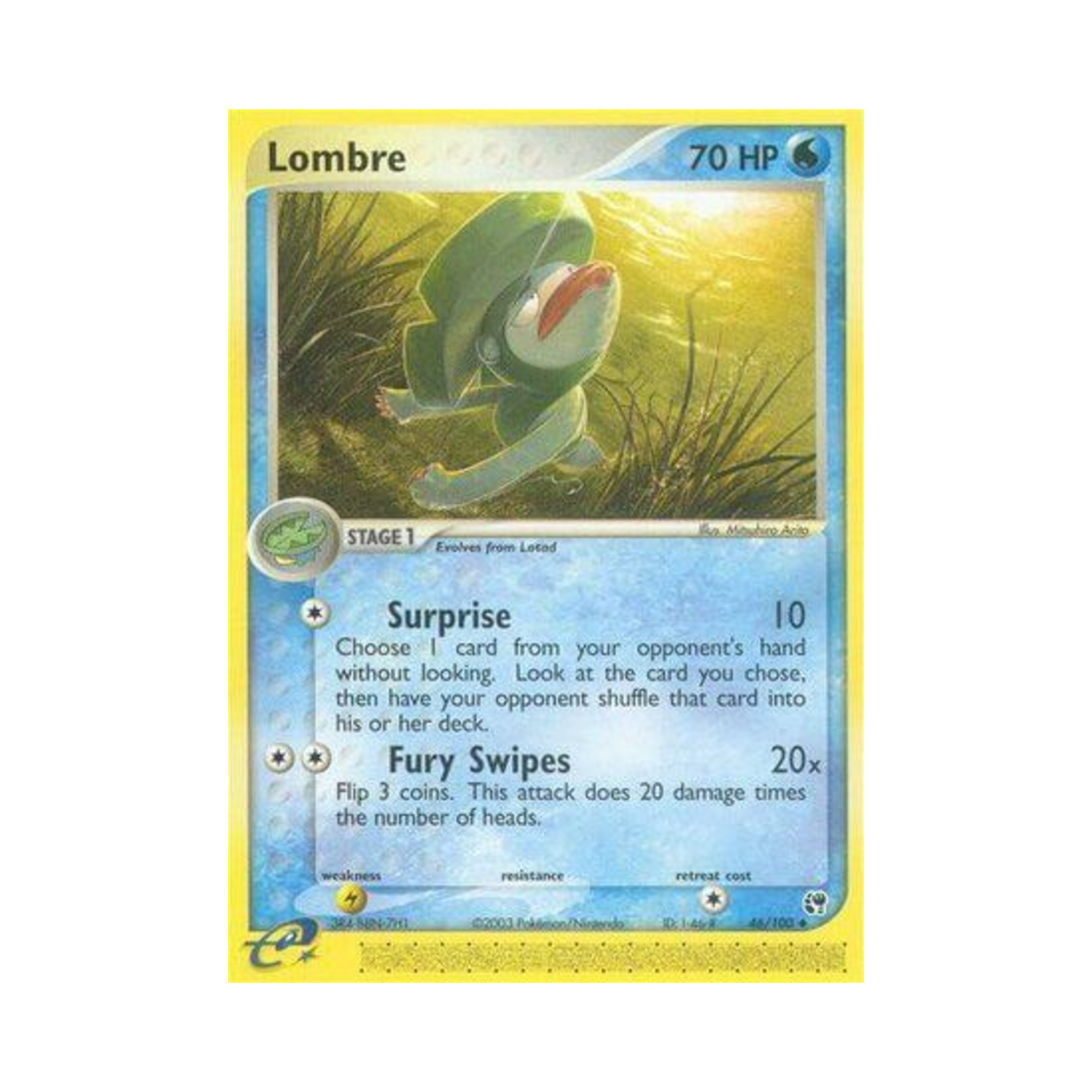포켓몬 TCG 로토스 U EX 샌드스톰 (영문판)(Pokemon TCG Lombre U EX Sandstorm (English Ver.)) - 1