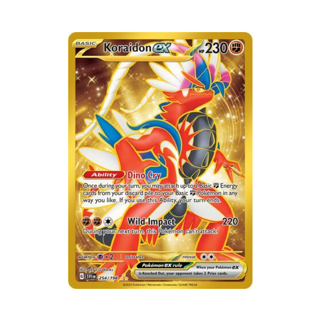 포켓몬 TCG 코라이돈 ex HR 스칼렛 & 바이올렛 (영문판)(Pokemon TCG Koraidon ex HR Scarlet & Violet (English Ver.)) - 1