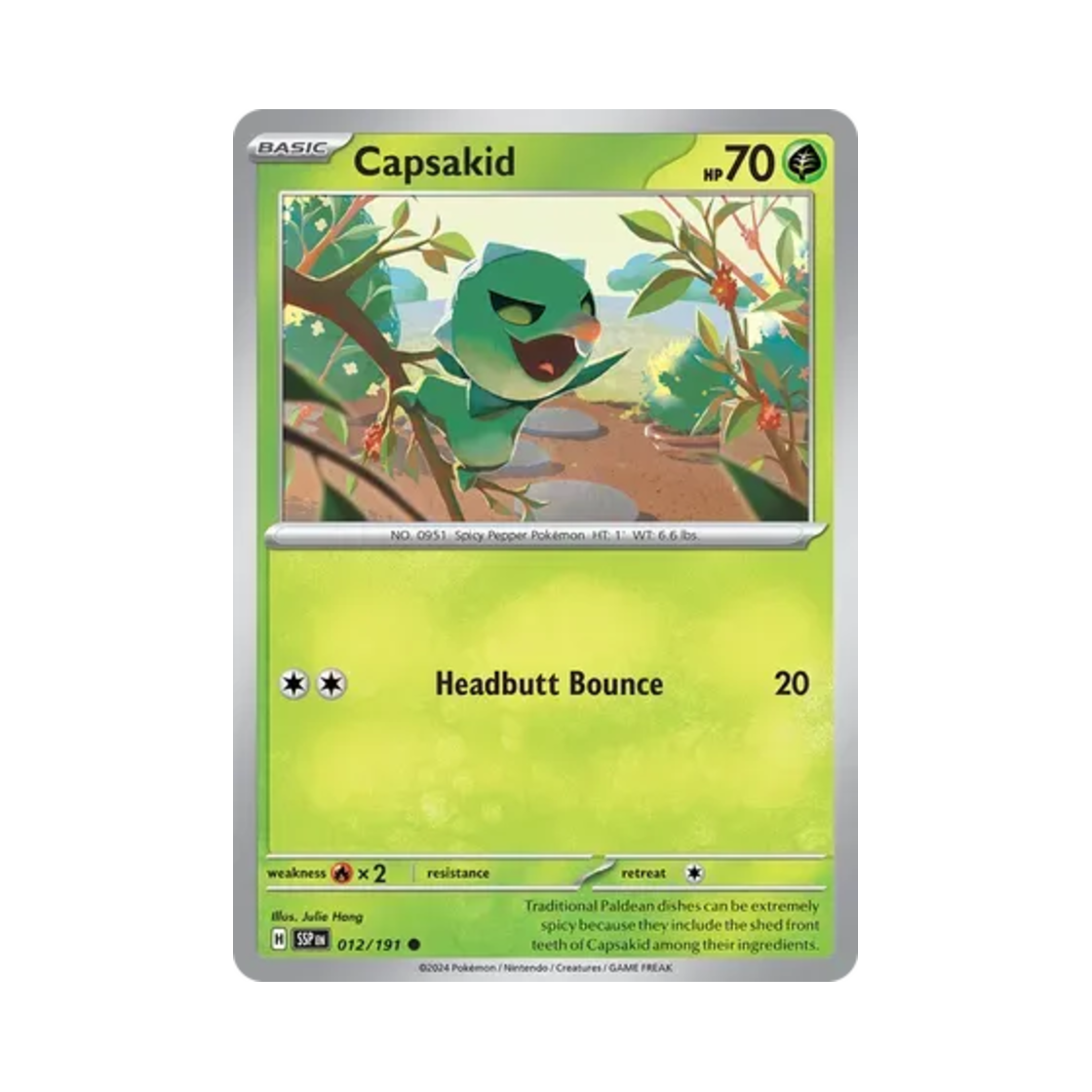 포켓몬 TCG 캡싸이 C 서징 스파크 (영문판)(Pokemon TCG Capsakid C Surging Sparks (English Ver.))