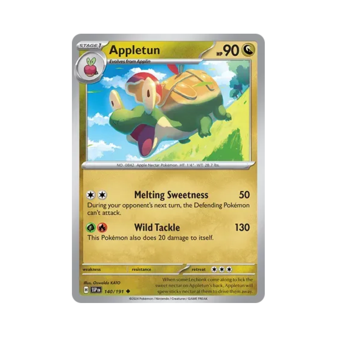 포켓몬 TCG 단지래플 U 서징 스파크 (영문판)(Pokemon TCG Appletun U Surging Sparks (English Ver.)) - 1